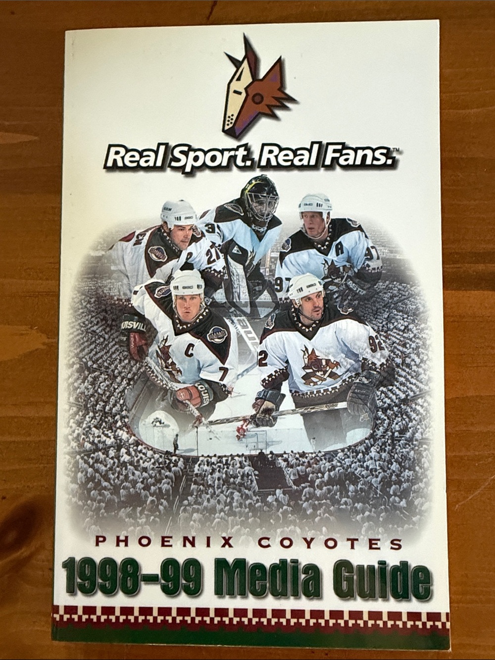 1998-99 Phoenix Coyotes Media Guide - White /Green